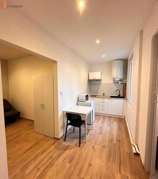Studio meublé 17m² Valence - Meublé, DPE D - Photo 15