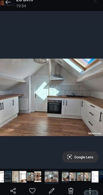 Studio meublé 21m² Ézy-sur-Eure - Centre-ville, parking privé - Photo 1