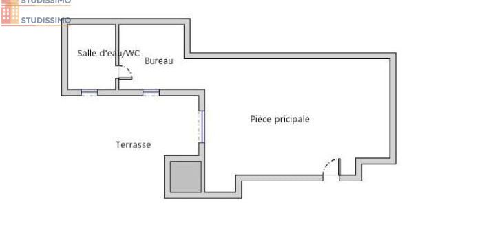Studio 26m² Valence centre historique - Terrasse, meublé - Photo 4