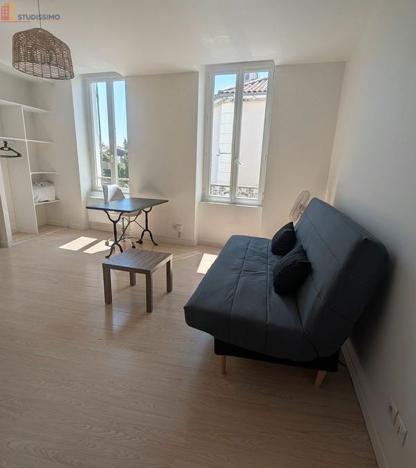 Studio meublé 28m² Valence centre-ville - Lumineux - Photo 1