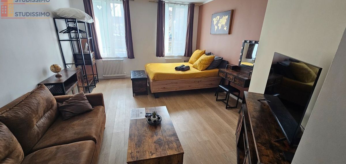 Studio meublé 30m² Dreux - Grand, très lumineux - Photo 1