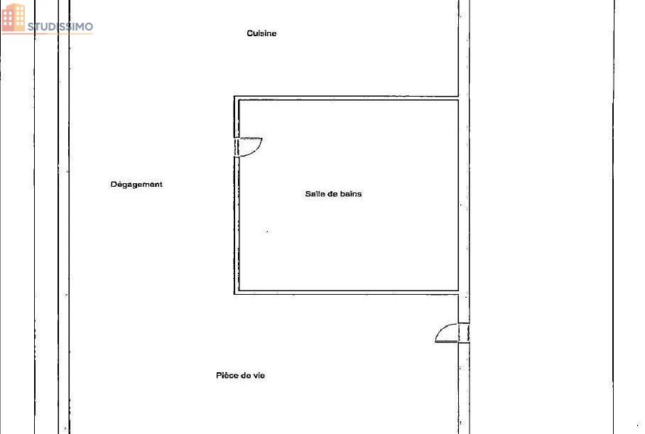 Studio 25m² Brest 29200 - Photo 2