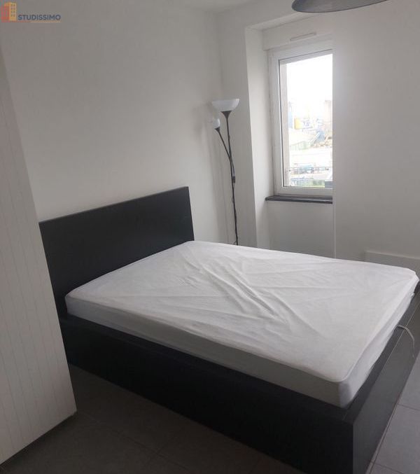 Studio meublé 25m² Brest 29200 - Proche port, lumineux - Photo 1