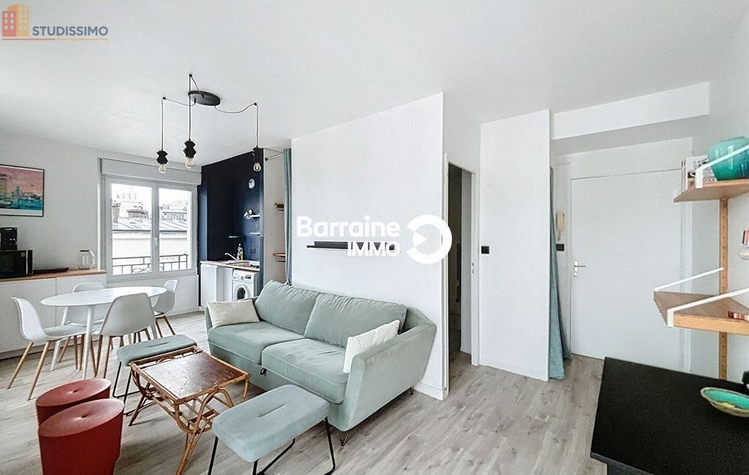 Studio meublé 26m² Brest 29200 - Dernier étage, lumineux - Photo 17