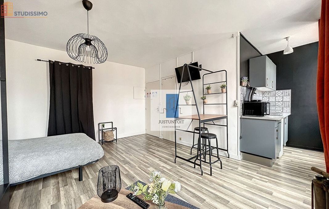 Studio meublé 25m² Brest 29200 - Meublé, DPE D - Photo 1