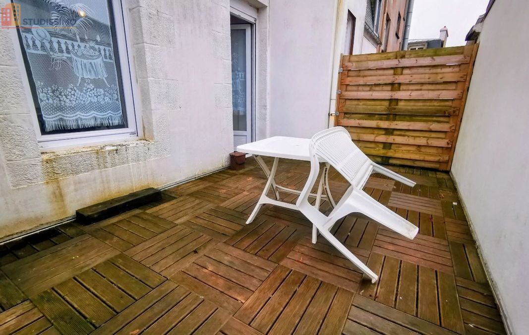 Studio meublé 17m² Brest 29200 - Terrasse, meublé - Photo 1