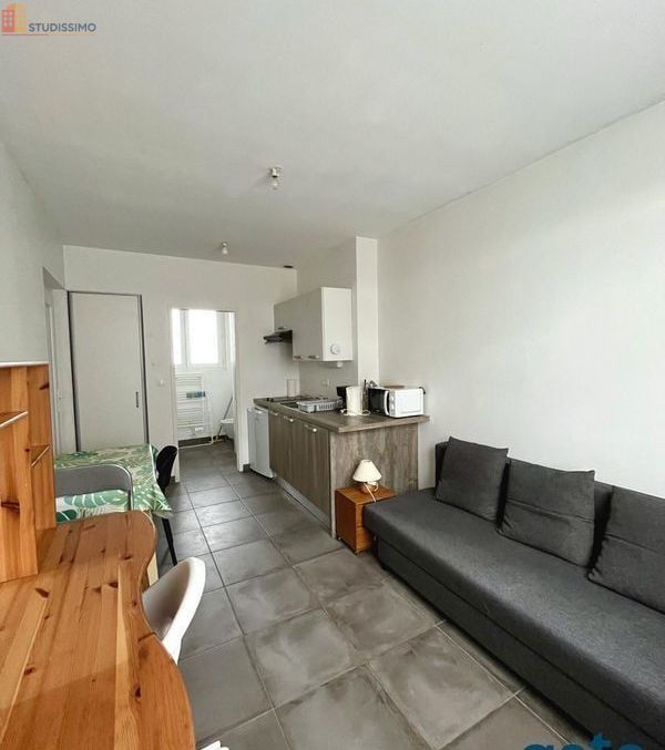 Studio meublé 17m² Brest 29200 - Meublé, DPE D - Photo 4