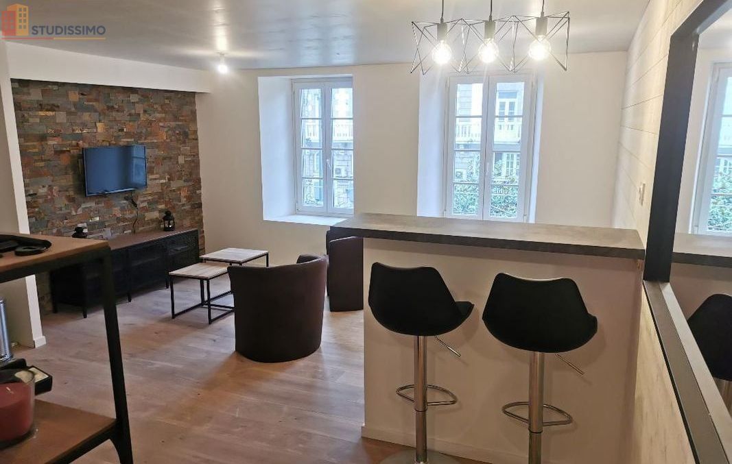 Studio meublé 30m² Morlaix centre - Lumineux, meublé - Photo 1