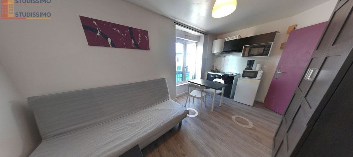 Studio meublé 18m² Brest centre - Proche facs, lumineux - Photo 1