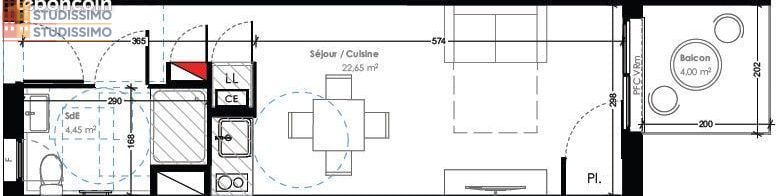 Studio 27m² Nîmes centre - DPE A - Photo 5