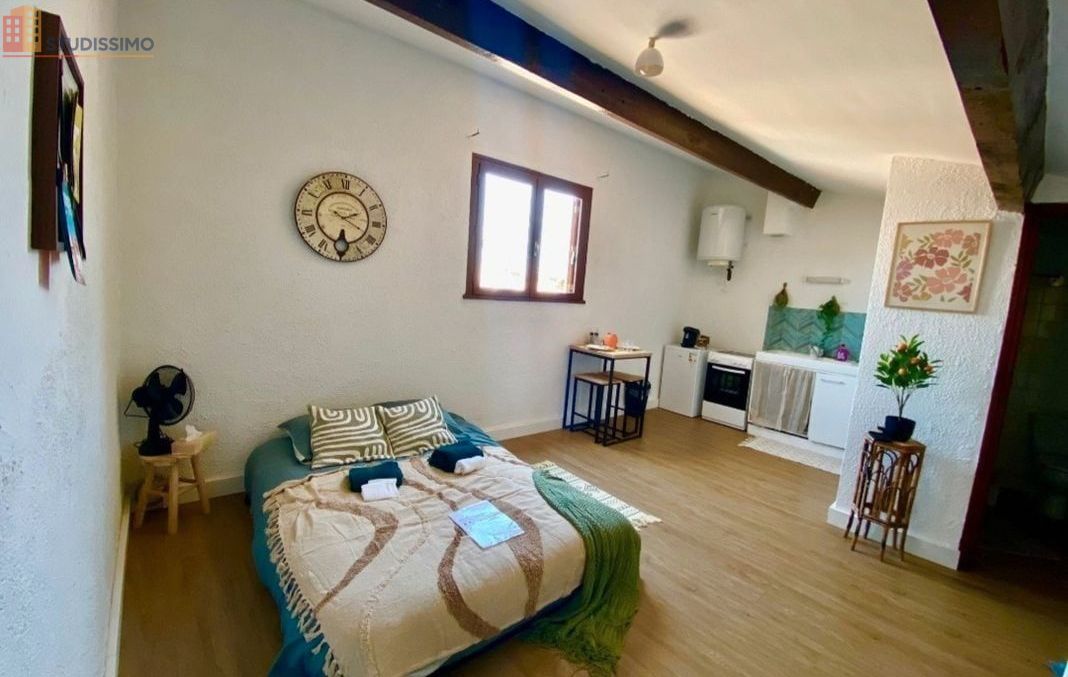 Studio meublé 24m² Sommières centre - 4e étage, lumineux - Photo 2