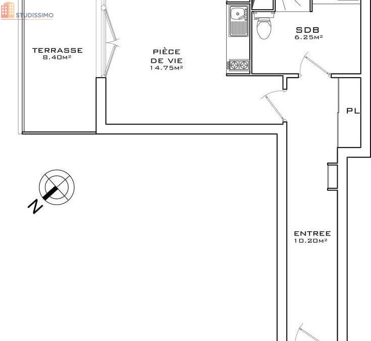 Studio 31m² Toulouse 31500 - DPE B - Photo 1