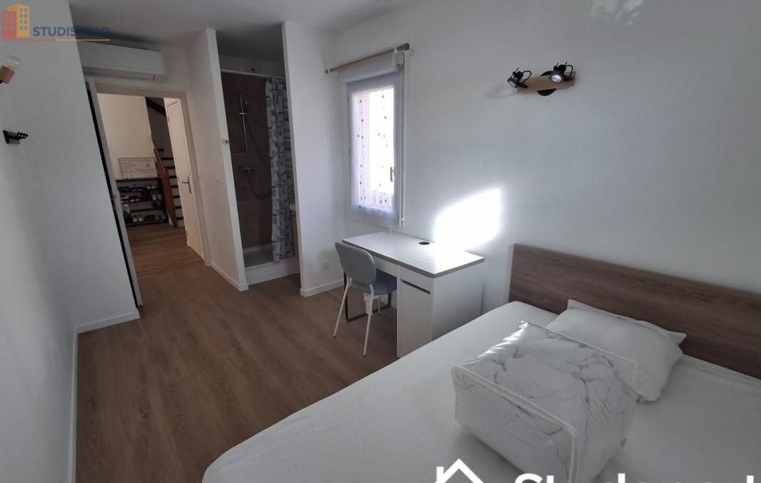 Studio meublé 12m² Toulouse 31100 - Meublé, DPE D - Photo 1