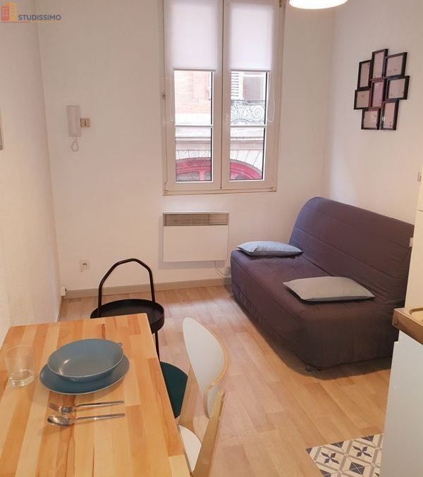 Studio meublé 13m² Toulouse centre - Idéal étudiant, meublé - Photo 2