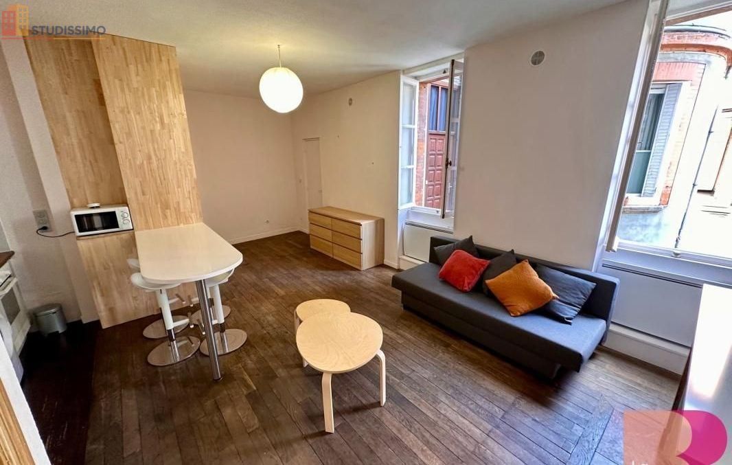 Studio meublé 32m² Toulouse centre - Lumineux - Photo 3