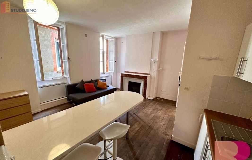 Studio meublé 32m² Toulouse centre - Lumineux - Photo 2