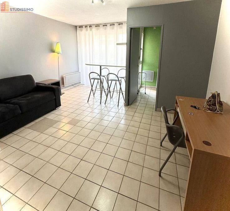 Studio meublé 27m² Toulouse Rangueil - Lumineux, meublé - Photo 3