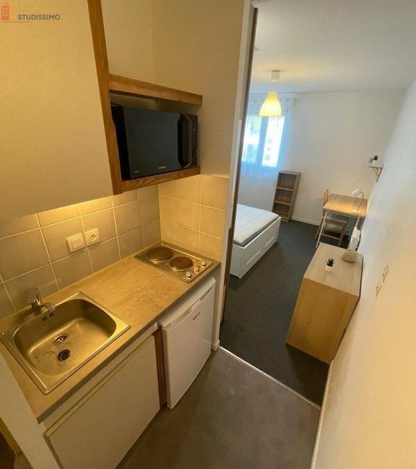 Studio meublé 20m² Toulouse centre - Dernier étage, lumineux - Photo 2