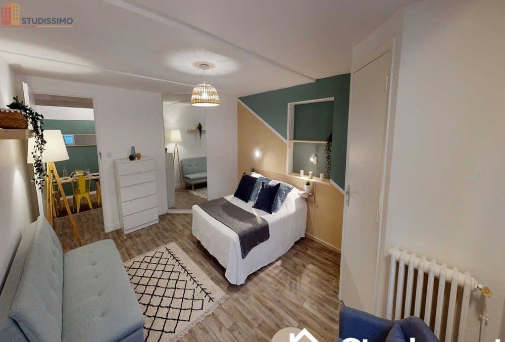 Studio meublé 12m² Toulouse 31000 - Meublé, lumineux - Photo 12