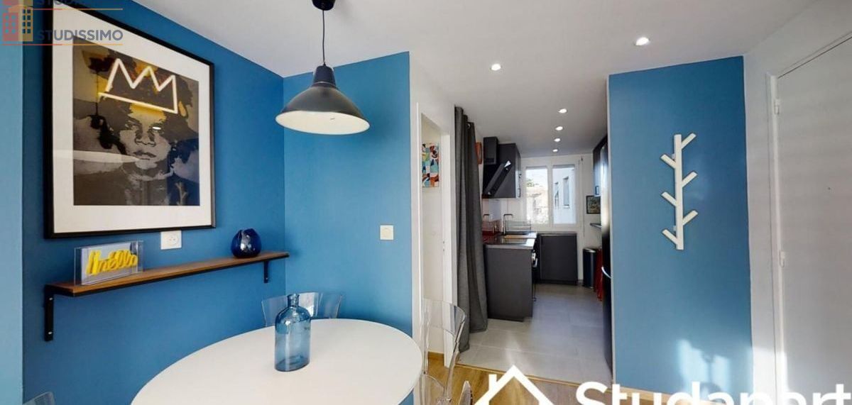 Studio meublé 11m² Toulouse 31100 - Meublé, DPE D - Photo 1