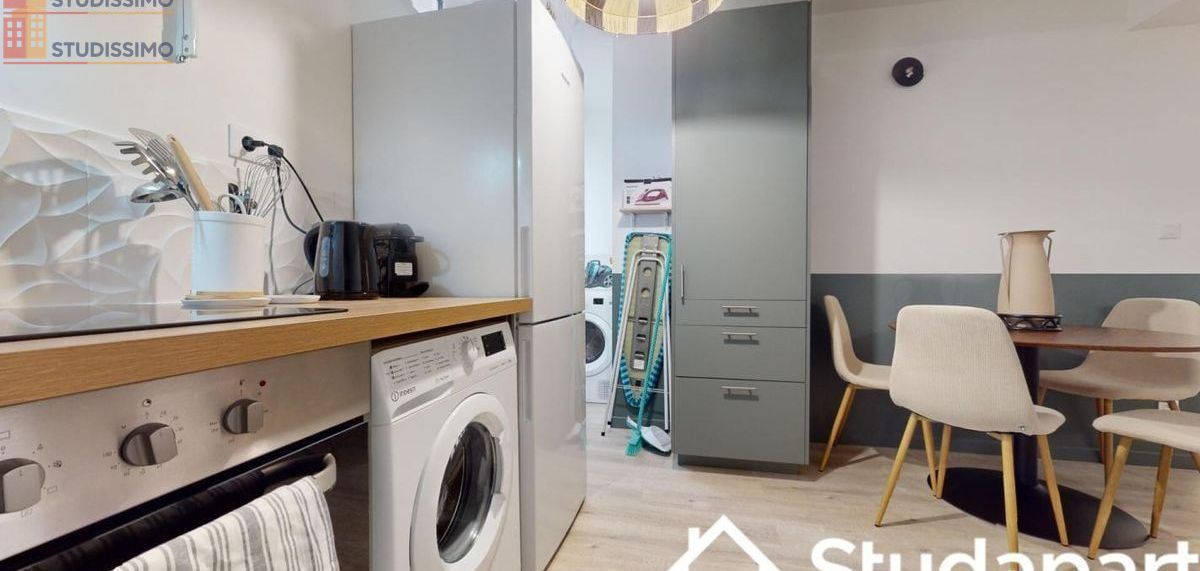 Studio meublé 11m² Blagnac - Meublé, DPE A - Photo 5
