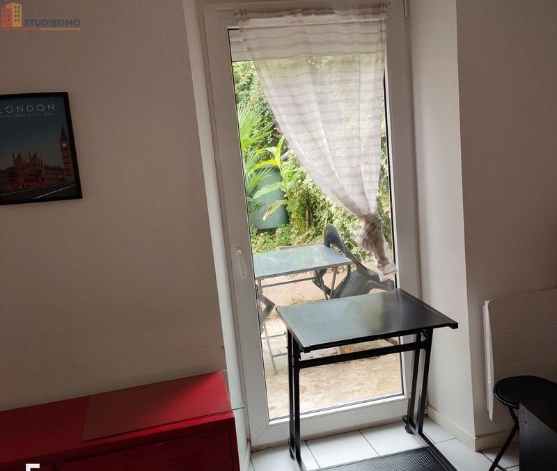 Studio meublé 31m² Toulouse 31400 - Terrasse, jardin privatif - Photo 2