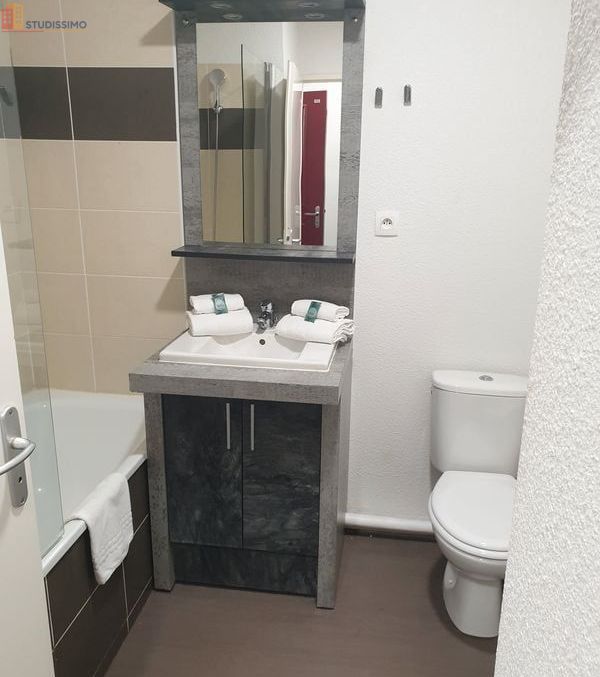 Studio meublé 24m² Toulouse 31500 - Balcon, idéal étudiant - Photo 1