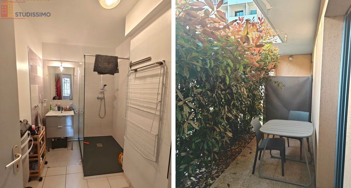 Studio 26m² Toulouse 31300 - Terrasse, meublé - Photo 12