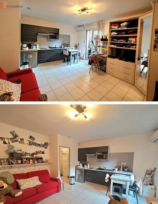 Studio 26m² Toulouse 31300 - Terrasse, meublé - Photo 3