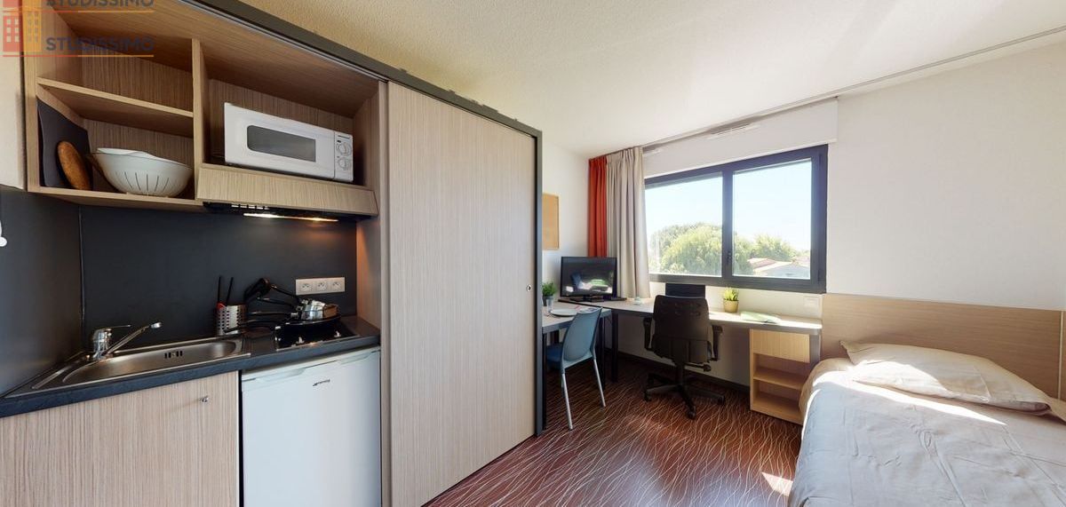 Studio meublé 19m² Auzeville-Tolosane - Proche Rangueil, sécurisé - Photo 12