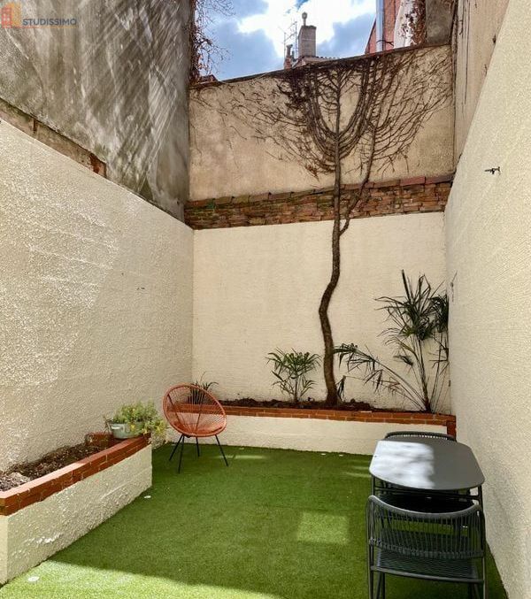 Studio meublé 25m² Toulouse Saint-Cyprien - Cour 25m², rénové - Photo 14