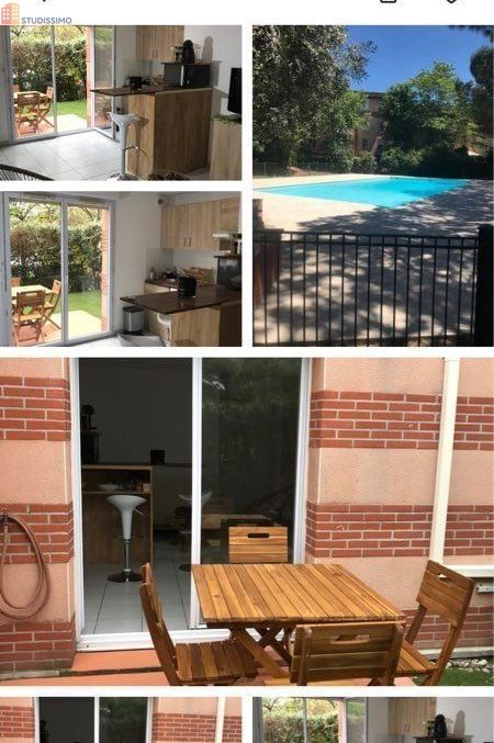 Studio meublé 33m² Toulouse 31200 - Grand, meublé - Photo 1