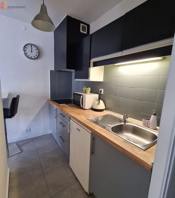 Studio meublé 27m² Montpellier centre - Meublé, 3e étage - Photo 2