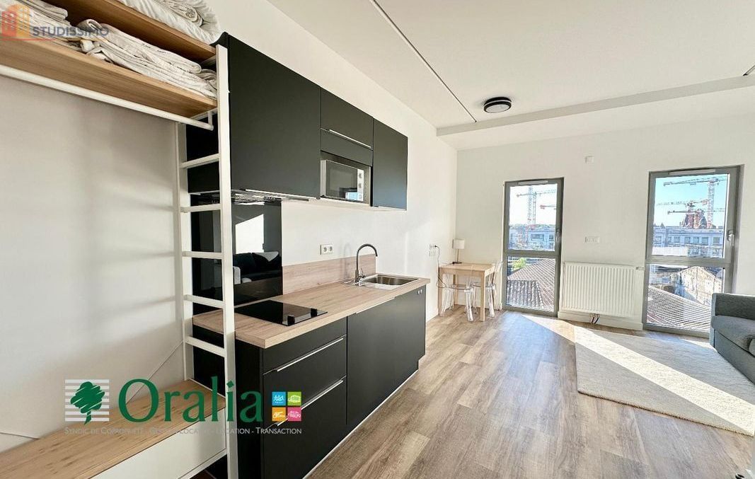Studio meublé 21m² Bordeaux centre - Lumineux, 5e étage - Photo 7