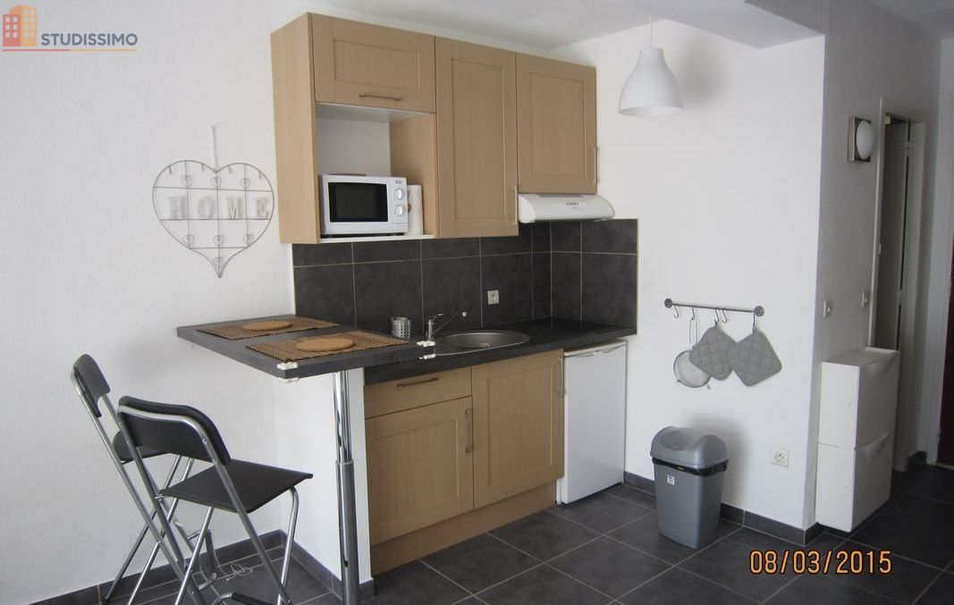 Studio meublé 24m² Montpellier centre - Lumineux, meublé - Photo 4