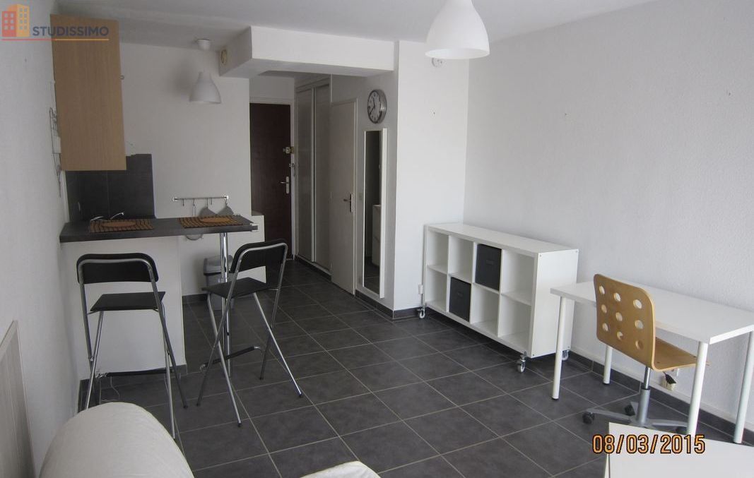 Studio meublé 24m² Montpellier centre - Lumineux, meublé - Photo 3