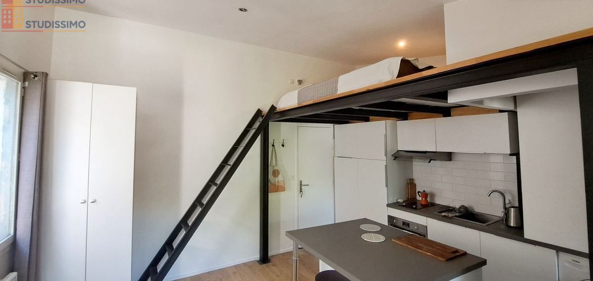 Studio meublé 27m² Bordeaux centre - Mezzanine, lumineux - Photo 1