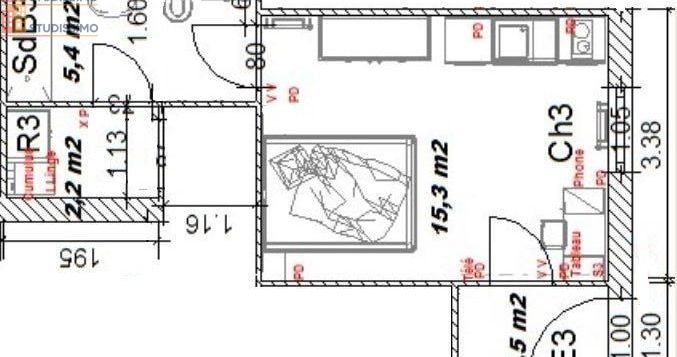 Studio meublé 24m² Bordeaux Nansouty - Rénové, lumineux - Photo 4