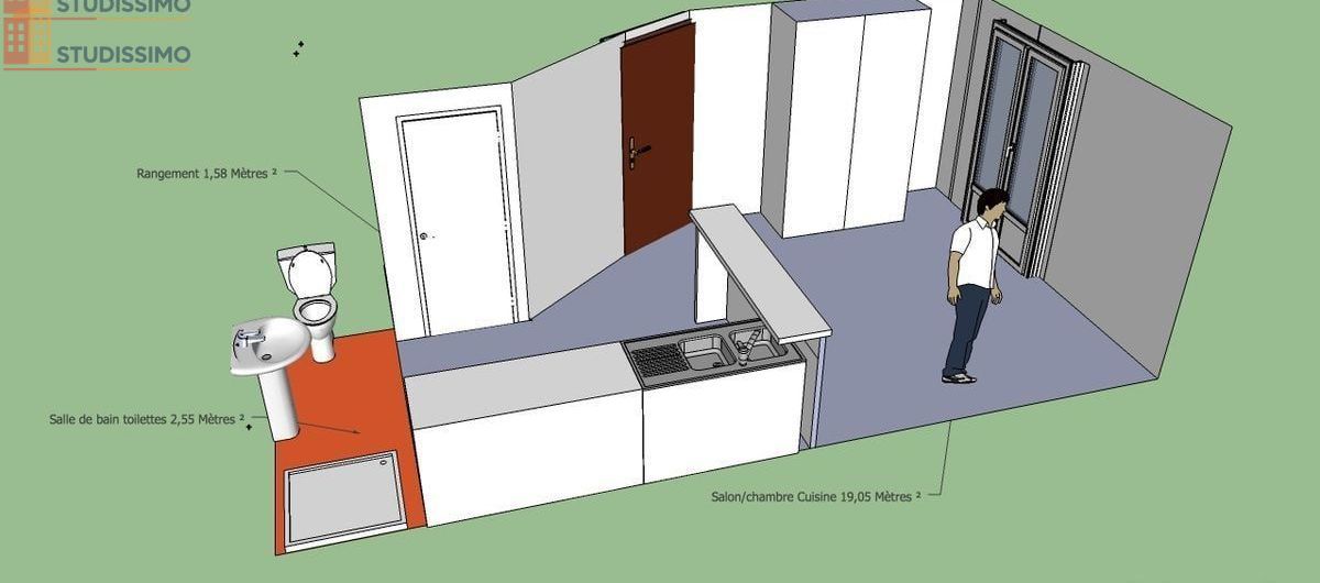 Studio 21m² Vendémian 34230 - Cave, calme - Photo 1