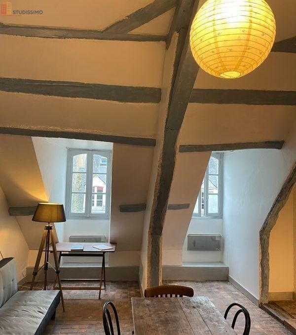 Studio meublé 24m² Rennes 35000 - Lumineux, dernier étage - Photo 2
