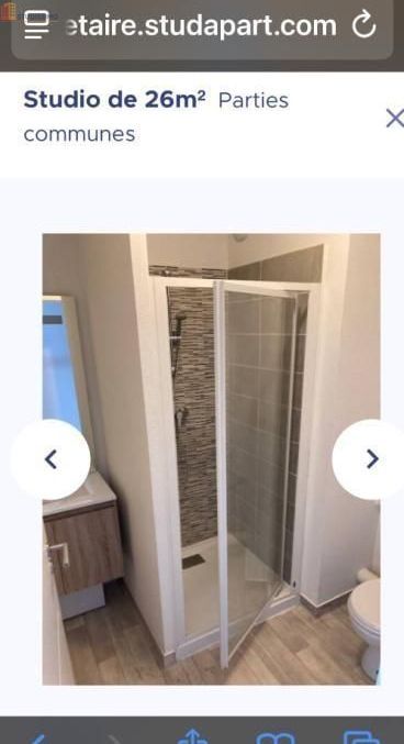 Studio meublé 27m² Bordeaux 33800 - Meublé, DPE C - Photo 2