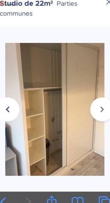 Studio meublé 27m² Bordeaux 33800 - Meublé, DPE C - Photo 1