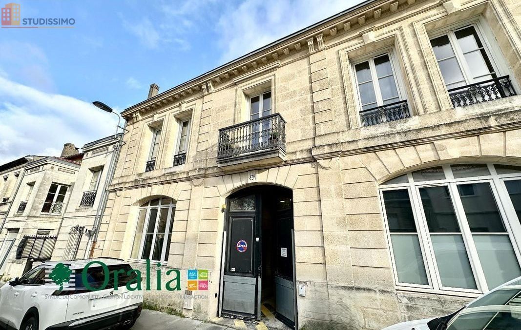 Studio meublé 28m² Bordeaux centre - Lumineux, DPE D - Photo 0
