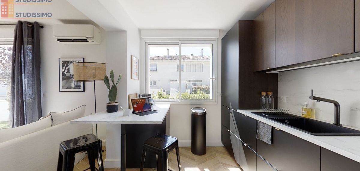 Studio meublé 15m² Mérignac - Terrasse, jardin clôturé - Photo 16