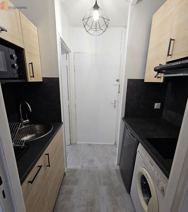Studio meublé 21m² Talence - Jardin, refait à neuf - Photo 7