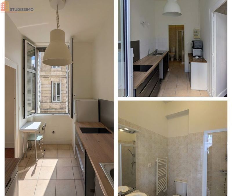 Studio meublé 28m² Bordeaux St-Seurin - Balcon, meublé - Photo 8