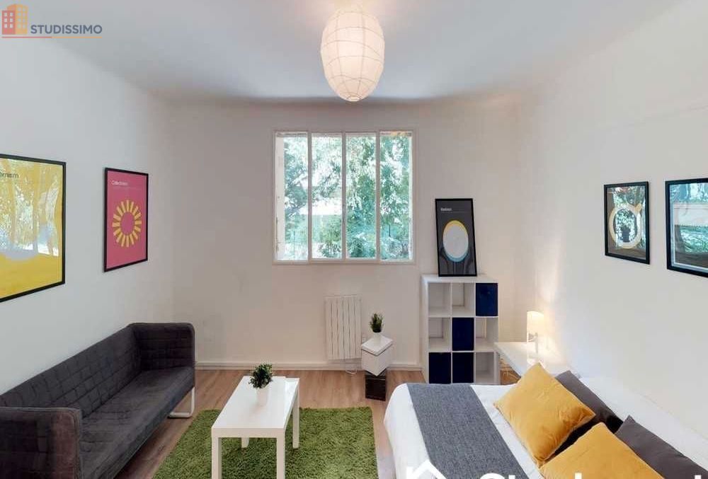 Studio meublé 18m² Montpellier centre - Calme, lumineux - Photo 2
