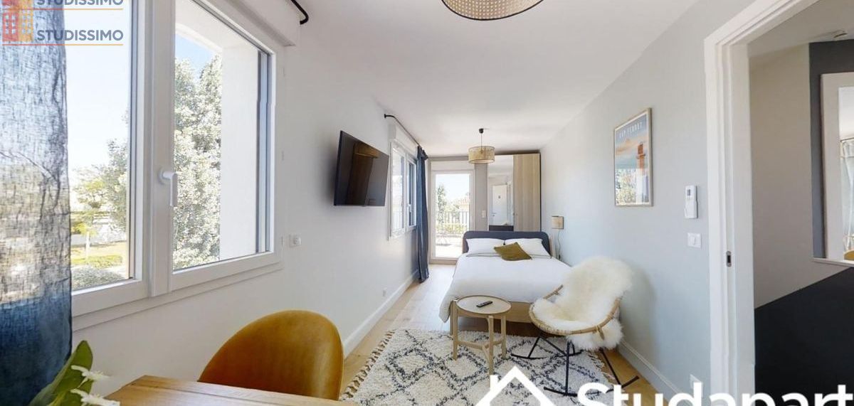 Studio meublé 12m² Mérignac - Meublé, DPE A - Photo 10