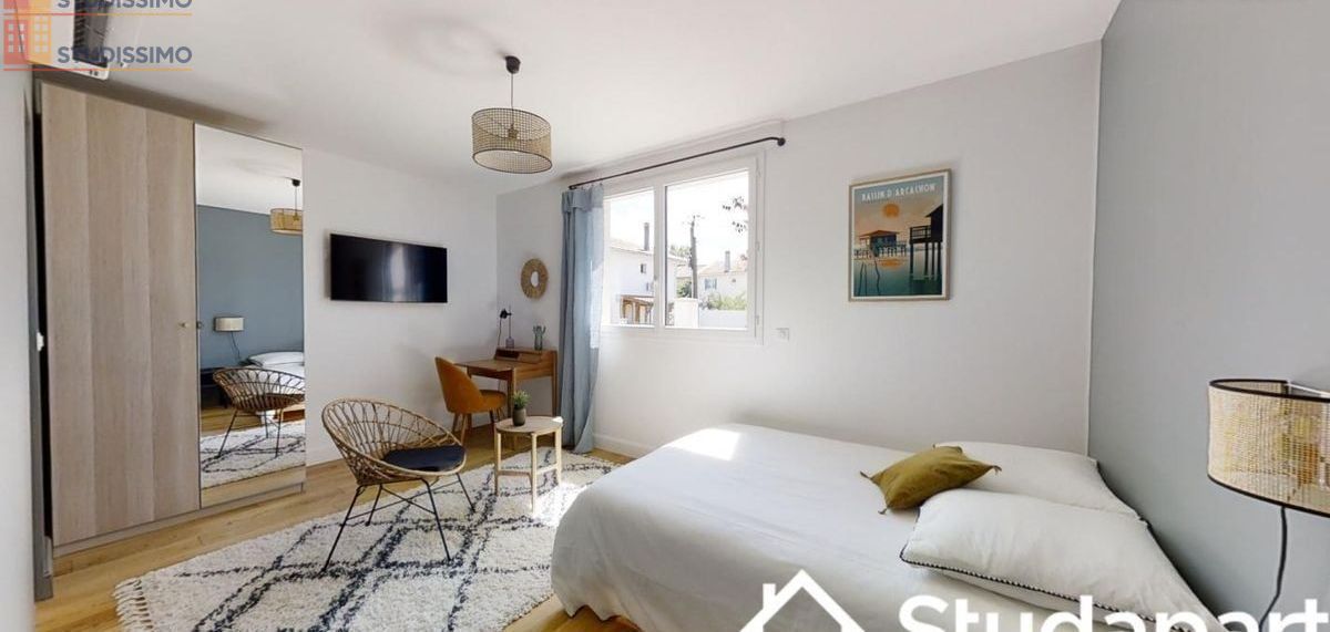 Studio meublé 12m² Mérignac - Meublé, DPE A - Photo 11