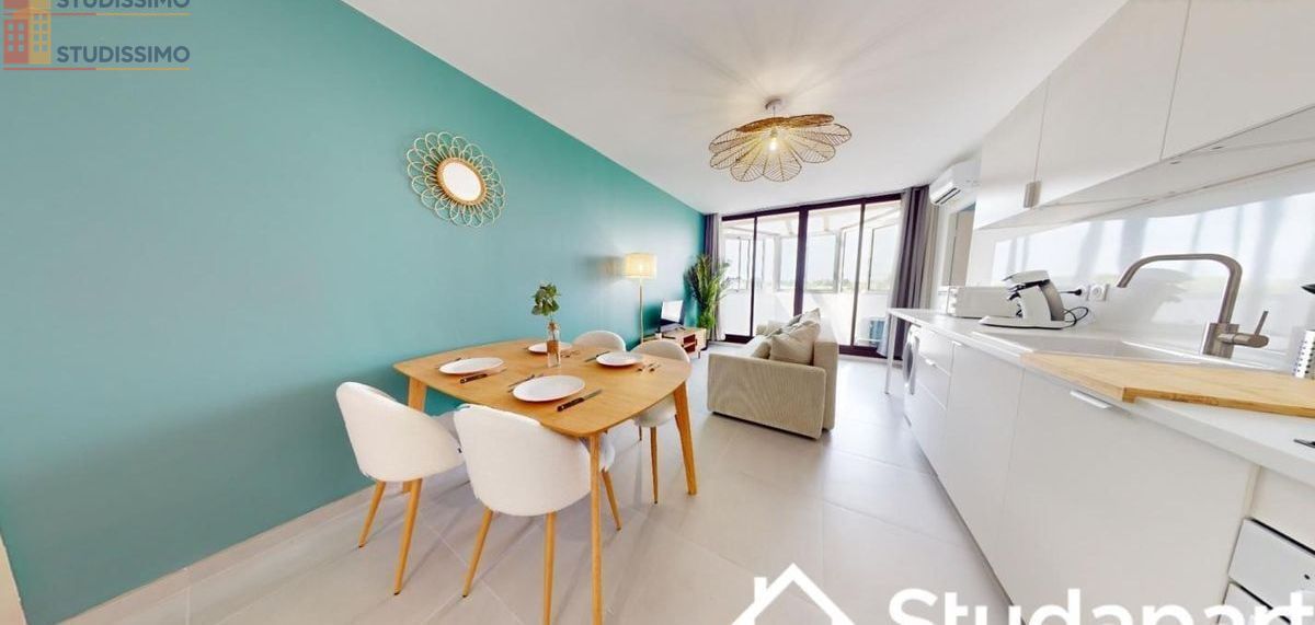 Studio meublé 12m² Montpellier 34070 - Étage élevé, lumineux - Photo 3